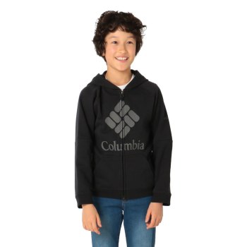 Chlapecké Mikiny Columbia Branded French Terry Full Zip Černé SCZNVI851